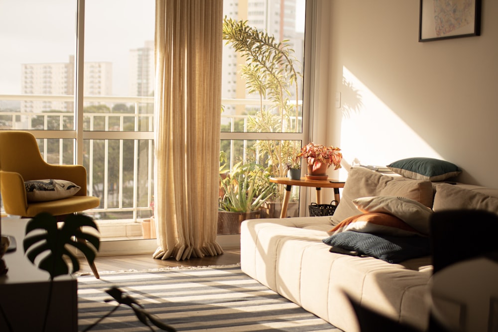 Modern furnished apartment interior
