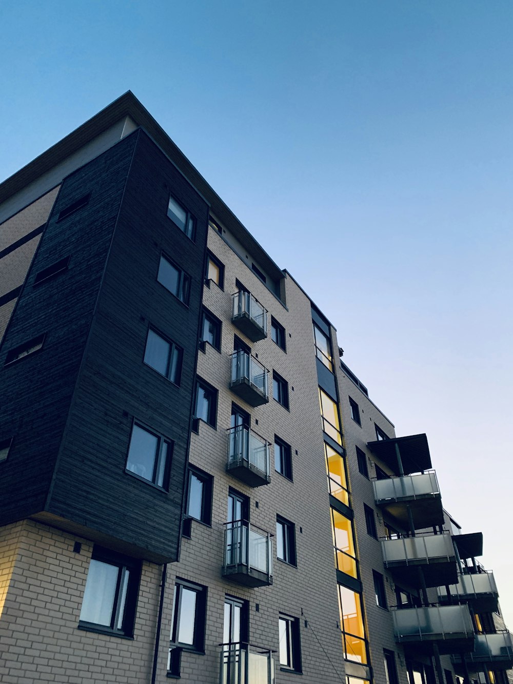 Residential apartment block exterior
